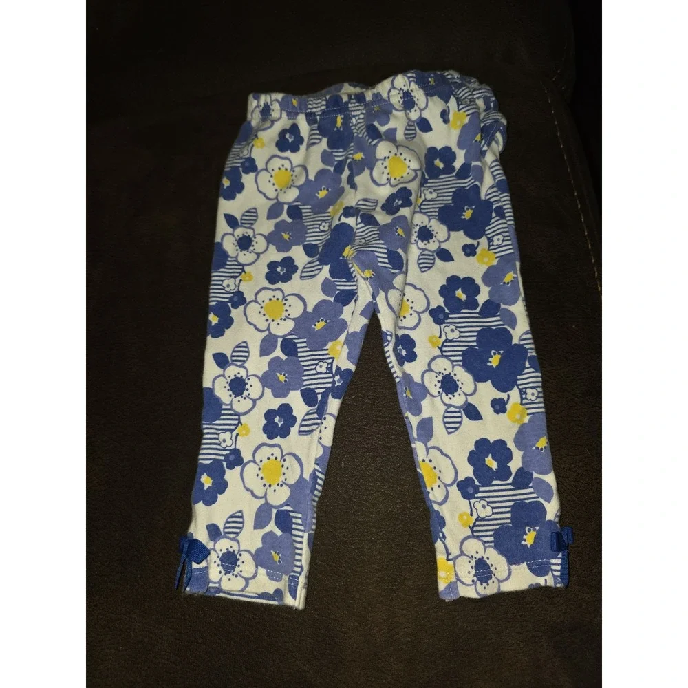 Gymboree layette line baby girl cat kite floral onsie leggings hat 12 18 months‎